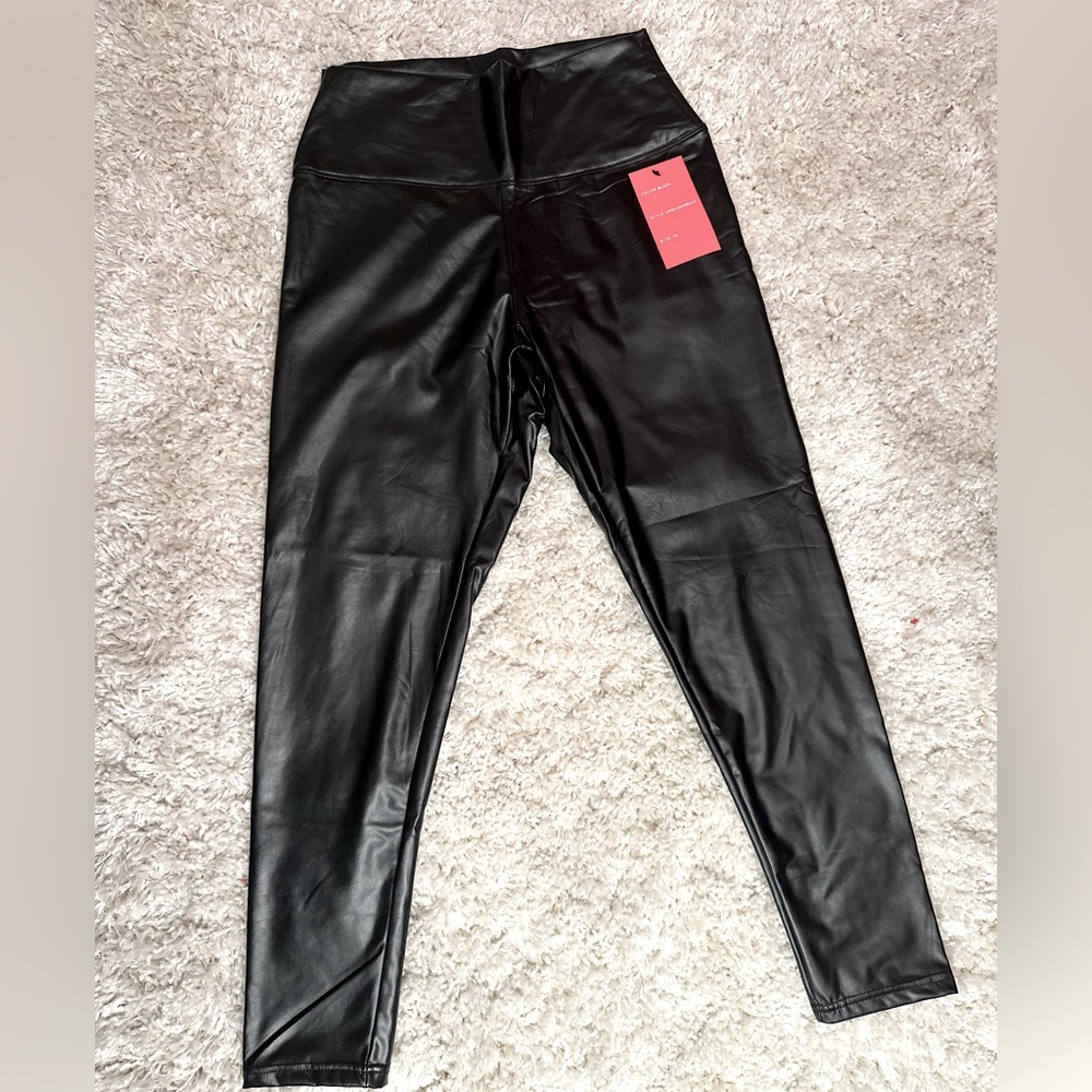 Brand New Hot Kiss Black Pleather Pants